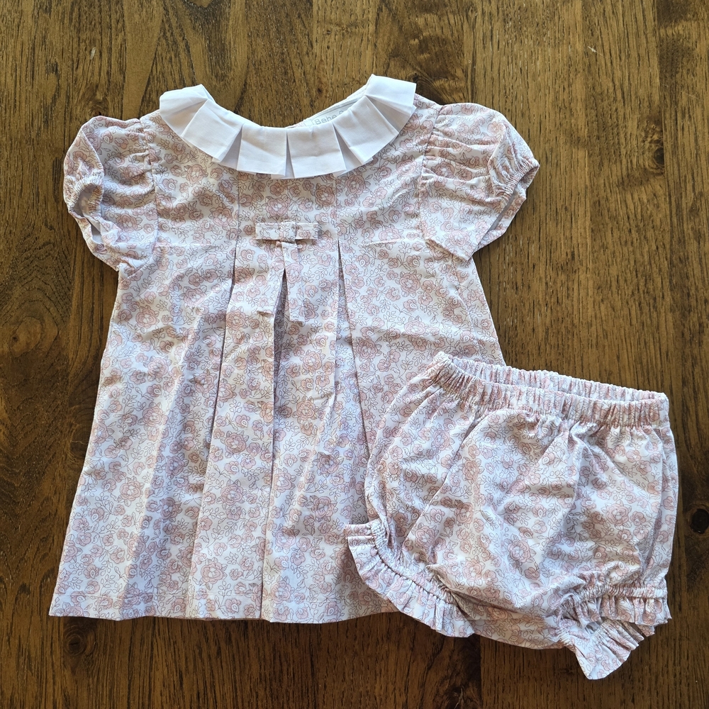 Bebe Sweeny Floral Dress with White Collar